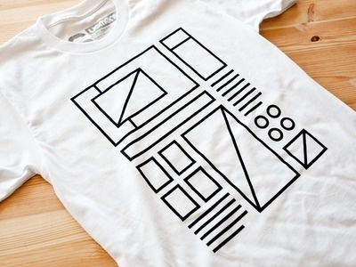 Wireframe Tee #wireframe #shirt #white