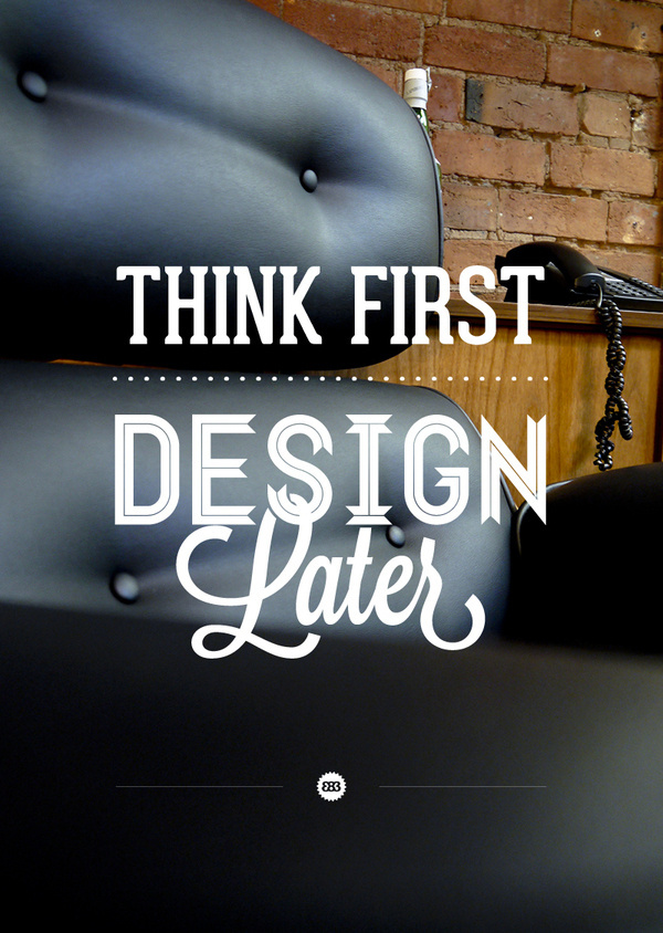 383 Studio Posters on the Behance Network #quote #typography