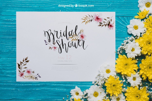 Floral bridal shower concept Free Psd. See more inspiration related to Flower, Wedding, Mockup, Wedding invitation, Floral, Invitation, Heart, Party, Card, Flowers, Love, Template, Paper, Nature, Wedding card, Invitation card, Cute, Spring, Leaves, Celebration, Valentine, Happy, Mother, Couple, Elegant, Mock up, Save the date, Plant, Mother day, Natural, Party invitation, Celebrate, Date, Marriage, Romantic, Happy mothers day, Engagement, Shower, Wedding couple, Blossom, Festive, Beautiful, Up, Love couple, Day, Spring flowers, Save, Greeting, Concept, Bridal shower, Bridal, Flower card, Romance, Petals, Bloom, Mock, Vegetation, Blooming and Romanticism on Freepik.