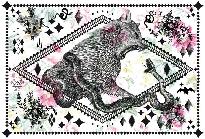 HEART STUDIO #illustration #wolf