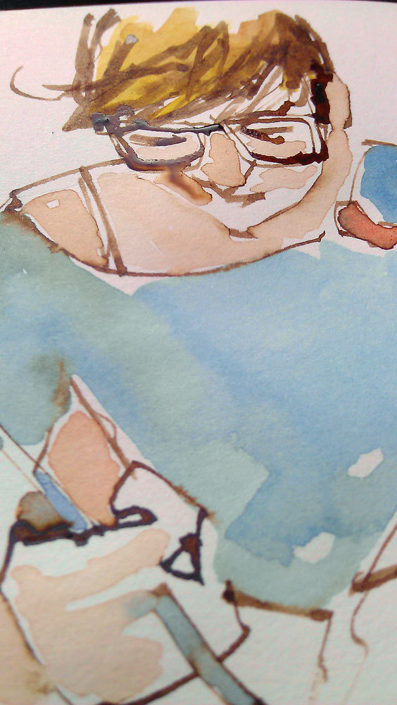 watercolor #watercolor #sketch #girl #sketchbook