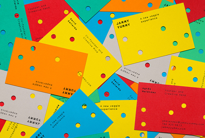 Jammy Yummy by Hey #business card #colourful