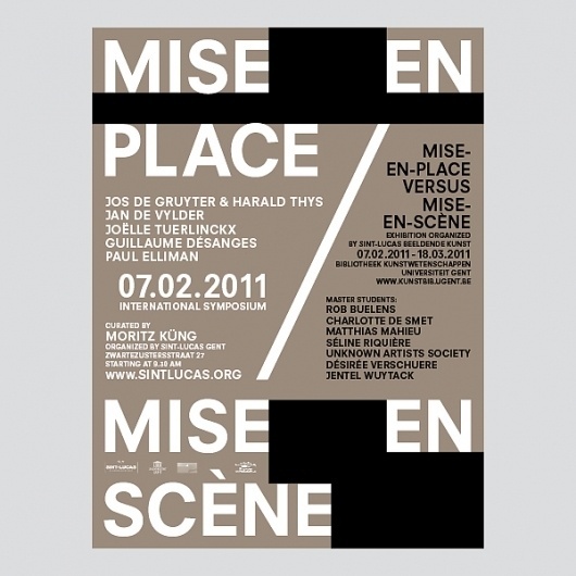 Raf Vancampenhoudt #design #poster #typography