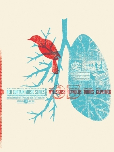 GigPosters.com - Jason Myles Goss - Nicole Reynolds - Vanessa Torres - Pete Kilpatrick #gig #print #warm #screen #illustration #poster