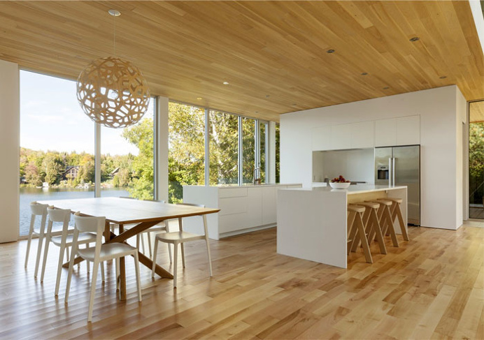 Atelier Pierre Thibault Constructed Wooden Property for Family Vacation - InteriorZine