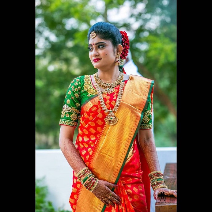 Latest Bridal Kanjivaram Sarees