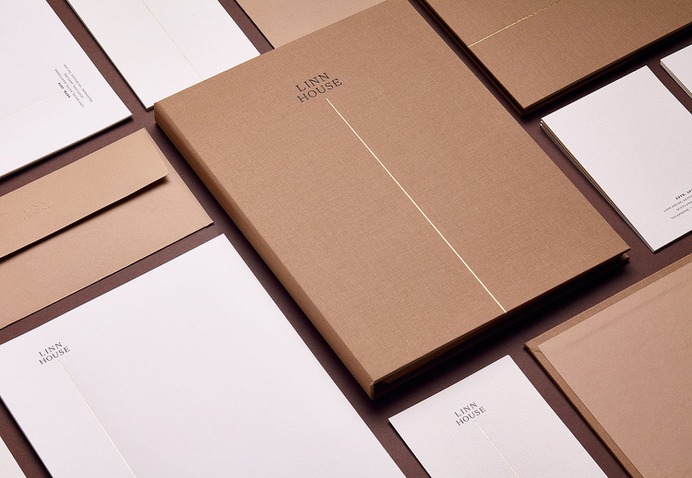 Linn House Identity - Mindsparkle Mag Touch Agency designed the identity for Linn House. #logo #packaging #identity #branding #design #color #photography #graphic #design #gallery #blog #project #mindsparkle #mag #beautiful #portfolio #designer
