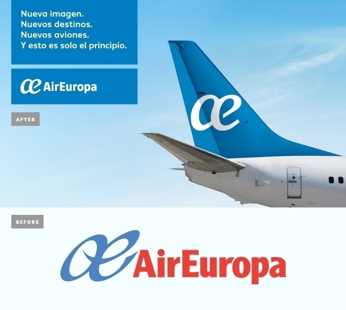 Air Europa new logo #logo #aireuropa