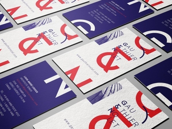 GAUTHIER & NOLET ARCHITECTS on Behance #architects #layout #type #print