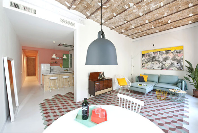 So Cheery and Fresh Tyche Apartment - interior design, interior, decor, home decor, home design, #interiordesign