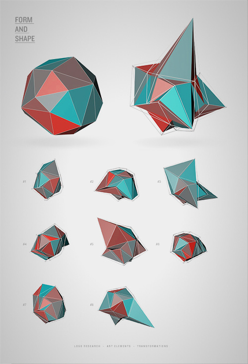 Form and ShapeÂ by Angelo Wellens #illustration #color #blogernestolagocom