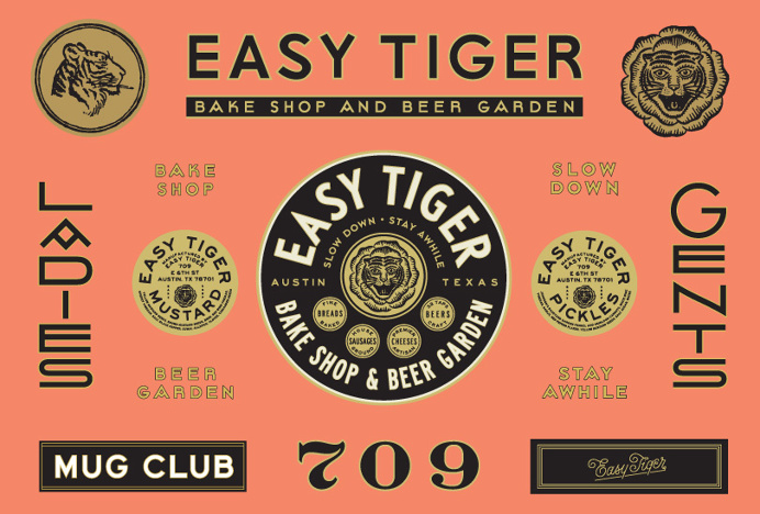 Design, Typography, Logo, Vintage, Texas
