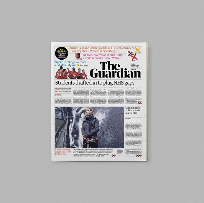 What the Guardian’s tabloid format says about print today | Typeroom.eu