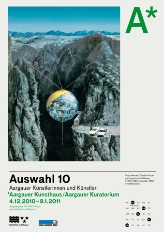 «Identity/Poster for Aargauer Kunsthaus» (ca. 2011) by Elektrosmog (Valentin Hindermann & Marco Walser) #zrich #from #designers #print #design #walser #switzerland #valentin #poster #elektrosmog #marco #hindermann #typography