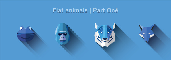 Flat animals | Part one on Behance #flat #animals