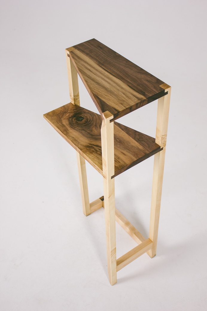 stack Stairs Fly Massive Millworks #fly #massive #millworks #wood #furniture #interior #walnut #maple #woodworking #modernism