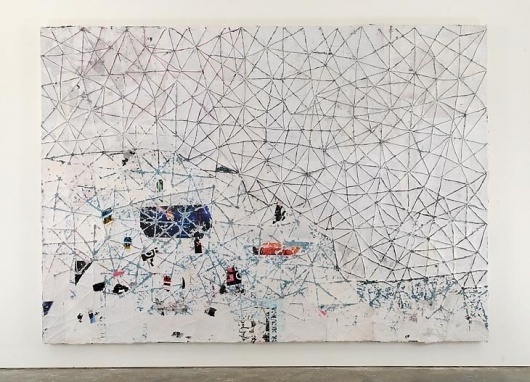 Mark Bradford - White Painting (detail) - Contemporary Art #graphic #painting