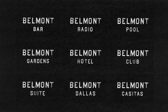 Belmont Hotel on Behance