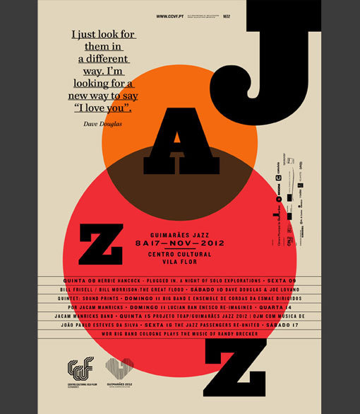 Martino & Jaña: Guimarães Jazz 2012 #jazz #design #graphic