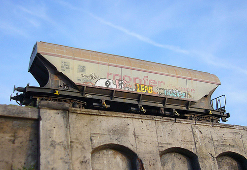 Uacs Monfer RENFE H0 scale #train #model #diorama #photography #railway #miniature