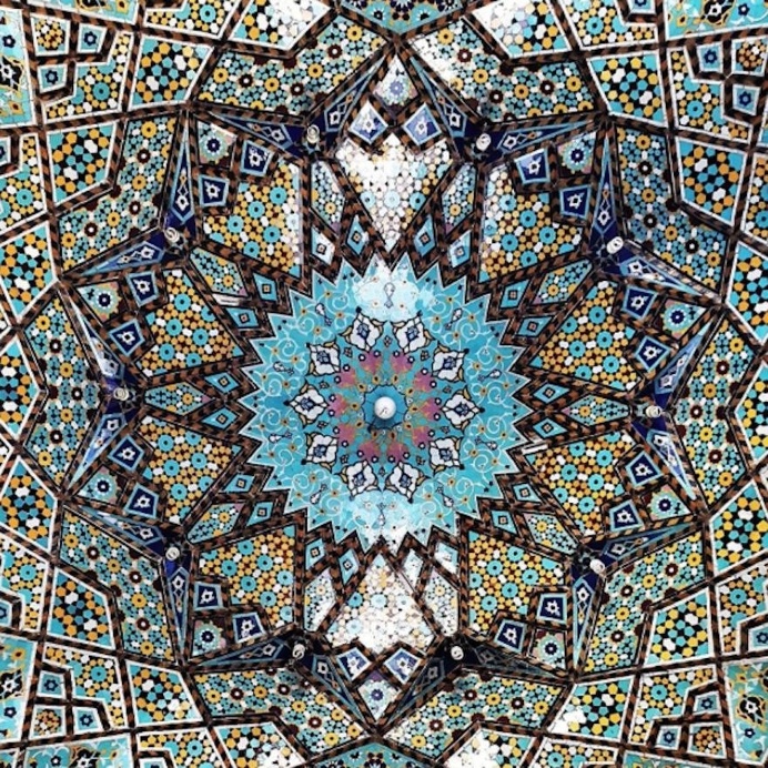 A Photographer Captures The Interior Details Of Iranian Mosque Ceilings