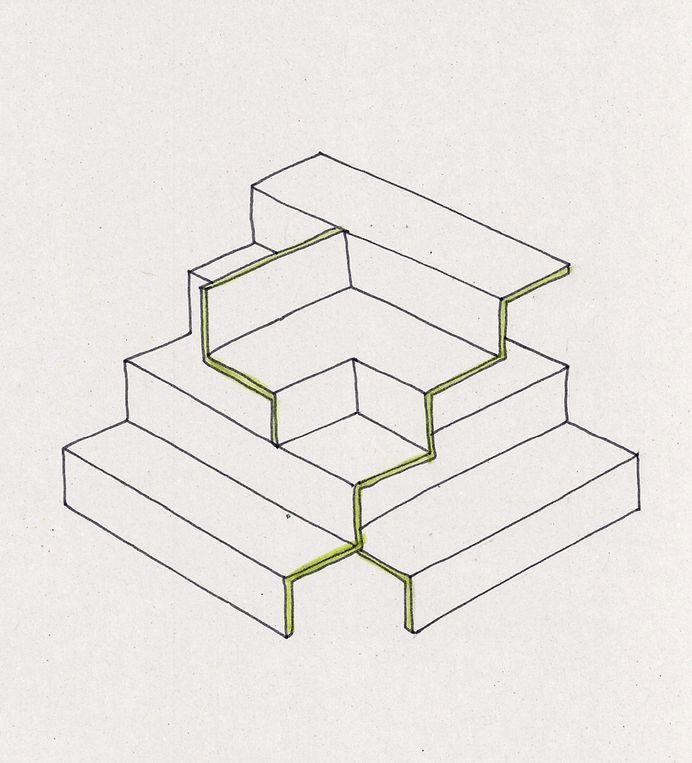 wooden stair public furniture by sebastian marbacher