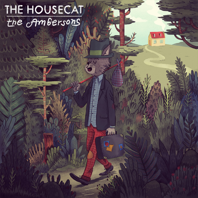 "The Housecat" - Andrés Lozano Illustration #andres #illustration #cat #lozano