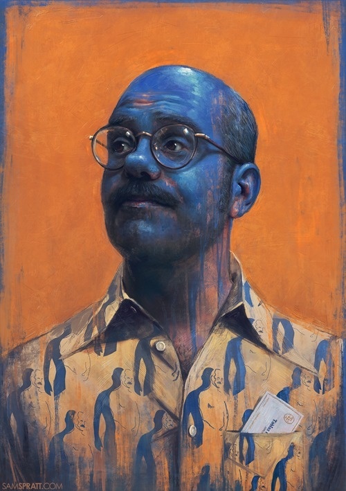 "Tobias Fünke" Illustration by Sam Spratt #illustration #art #digital