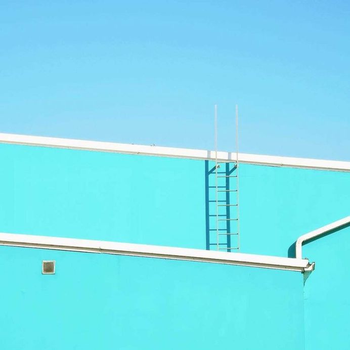 Colorful and Minimalist Architecture Photography by Matthieu Venot