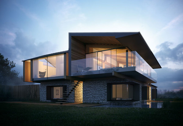 Silver House - Modern Architecture Building by Hyde + Hyde #house #modern #silver #building #architecture #b