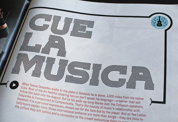 ESPN: Music Issue Allan Peters #editorial #typography