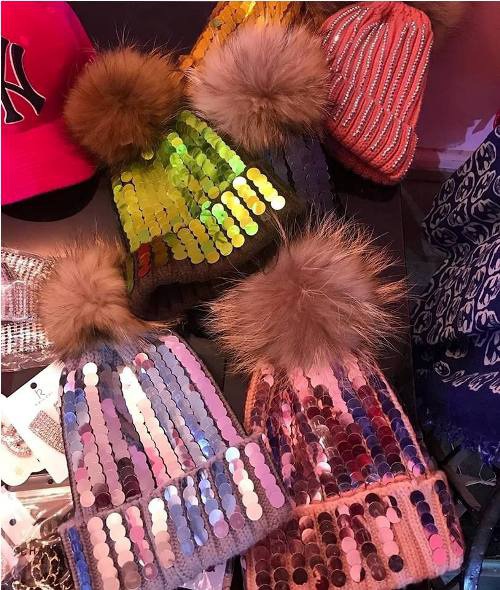 Pom pom beanies and furry balls | | Just Trendy Girls