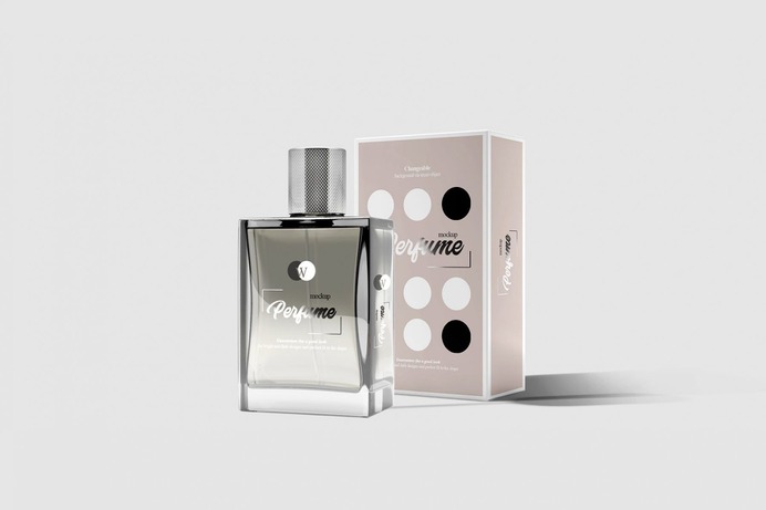 Minimal Perfume Bottle Mockup