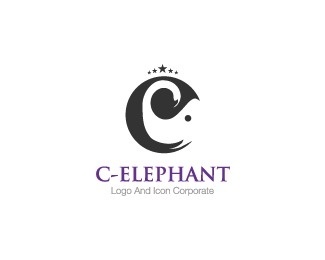 logo design idea #204: Elephant Logo Design Inspiration #logo #identity