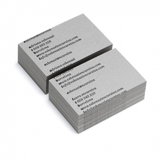 Mario Eskenazi / eskenaziencursiva #printed #card #business