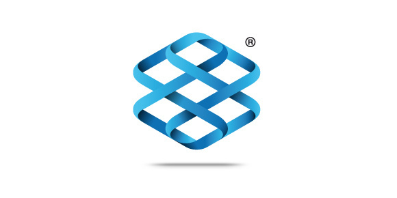 Wortmarken, Bildmarken, Corporate Design Taunus #fabric #pattern #textile #twist #ribbon #logo #blue