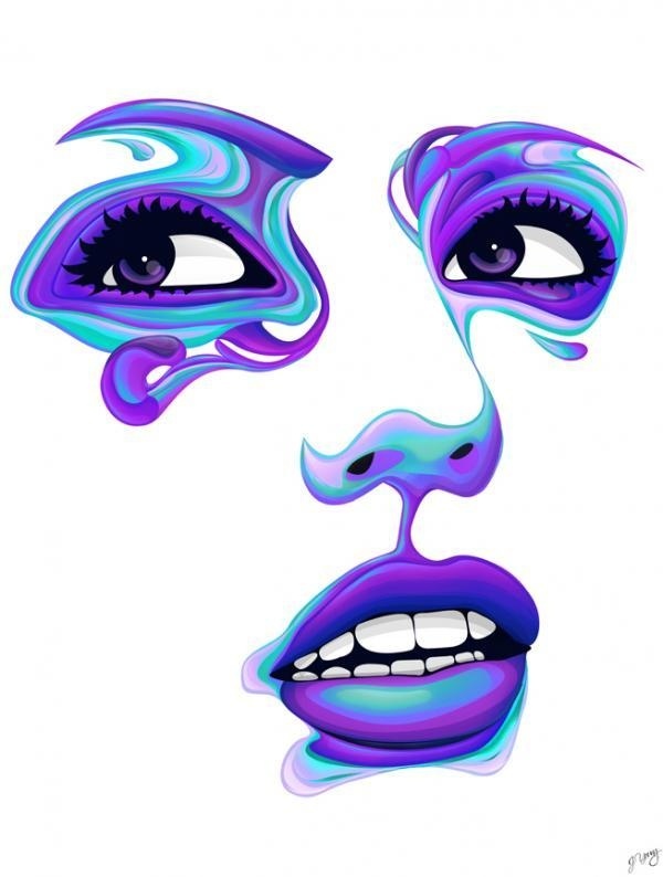 Vector Faces by Jeremy Young #young #jeremy #vector #faces