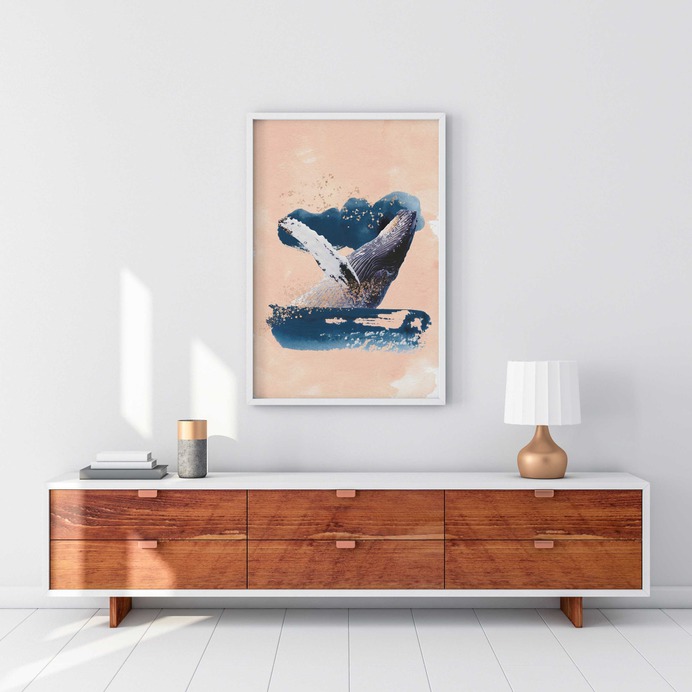 Whale Of A Time Printable | Etsy #collage #print #whale