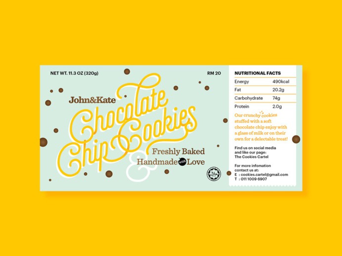 Cookie Label Design