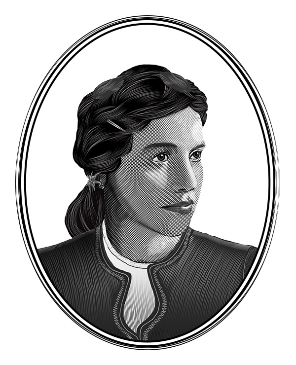 La xc3xa9pica historia de Tequila Herradura. on Behance #illustration #portrait #engrave