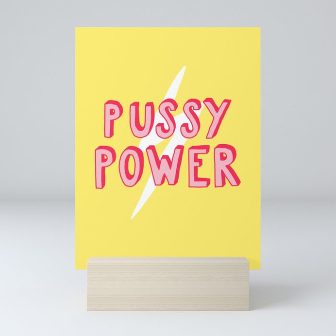 Pussy Power Mini Art Print