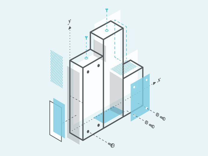Bar graph exploded view full