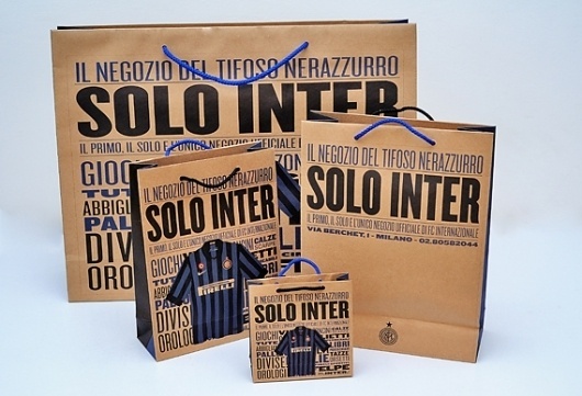 Creative Review - Leftloft scoring for Inter #football #typography