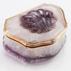 Fine Faberge Amethyst Box