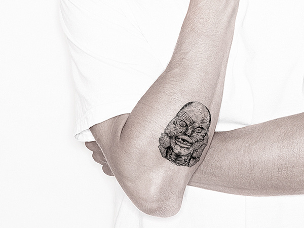 Horror characters on Behance #drawings #heymikel #classic #horror #temporary #tattoo #illustration #movies #characters