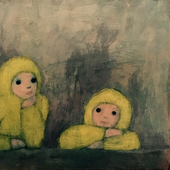 Doll-like Faces and Dark Eyes: Paintings by Ayse Wilson