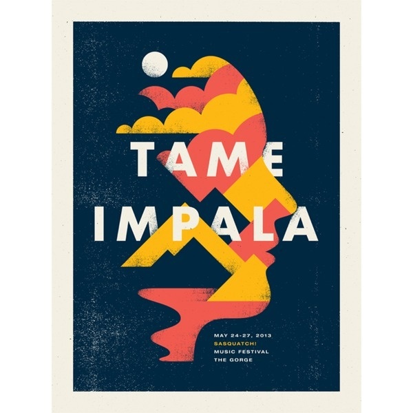 Poster inspiration example #197: doublenaut_tameimpala #poster