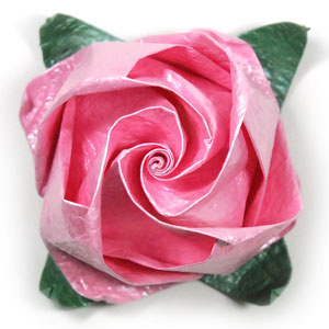 How to make a jewelry origami rose paper flower (http://www.origami-flower.org/howto-origami-rose.php) #origami #rose #origamirose