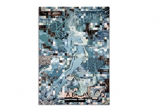 FAILE :: Bedtime Stories :: Perry Rubenstein Gallery Nov. 4th - Dec. 23rd 2010 #mixed #blue #media #faile
