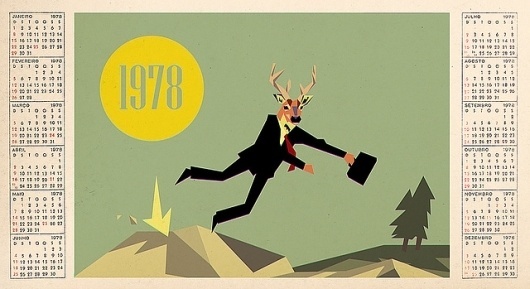 Um bom ano | Flickr - Photo Sharing! #illustration #calendar